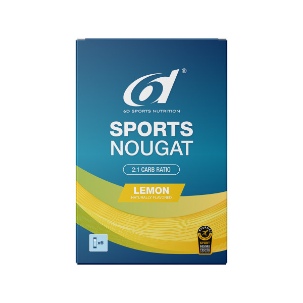 Barrita Nougat 6D SPORTS 6 x 35 g Limón