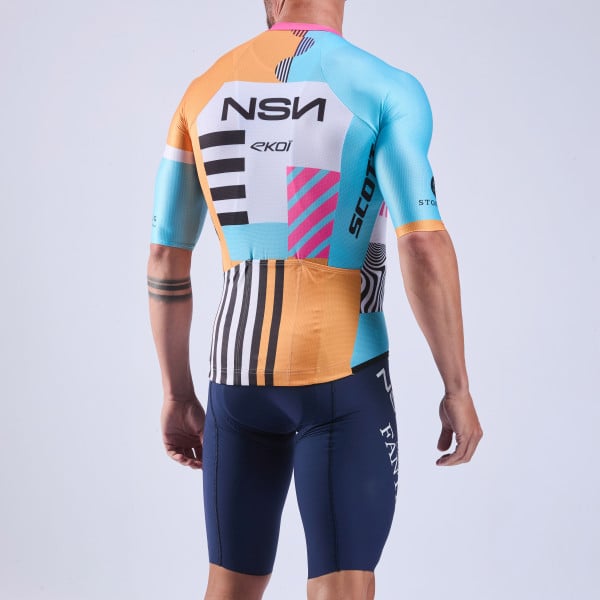 Culotte corto con tirantes réplica EKOI Racing Proteam NSN