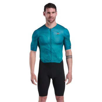 Rennrad-Aero-Einteiler EKOI Perf FLOW Ozean