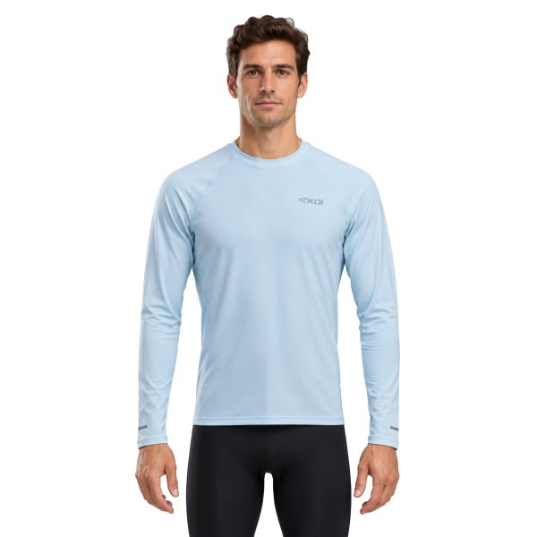 Photo T-shirt EKOI Perf RUN MOVE Bleu ciel
