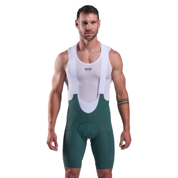 Bib shorts gravel EKOI Perf CARGO PORON SHOCK ABSORBER Smaragd