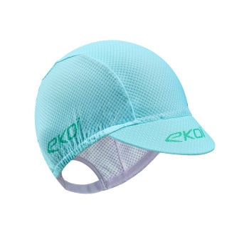 Casquette v&eacute;lo femme EKOI Perf MOOD Championne Menthe