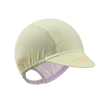 Casquette v&eacute;lo femme EKOI Perf MOOD P&eacute;pite Citron