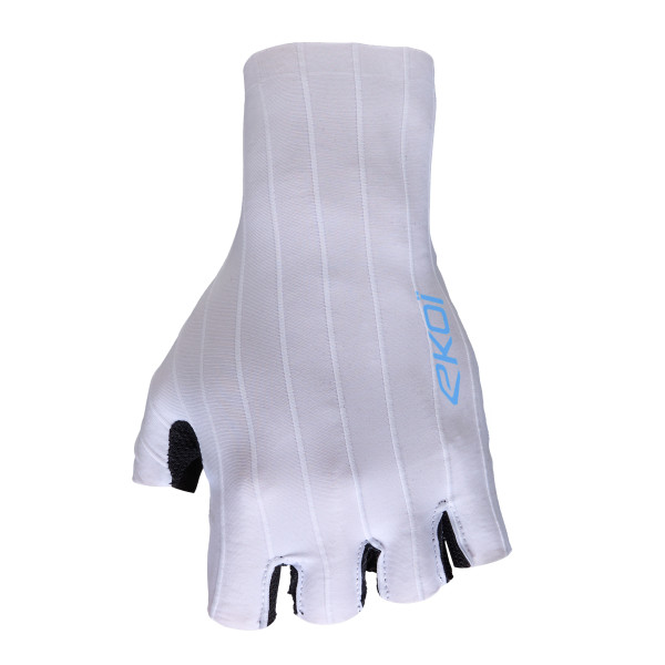 Photo Gants femme EKOI Racing AERO Poron® Blanc Bleu