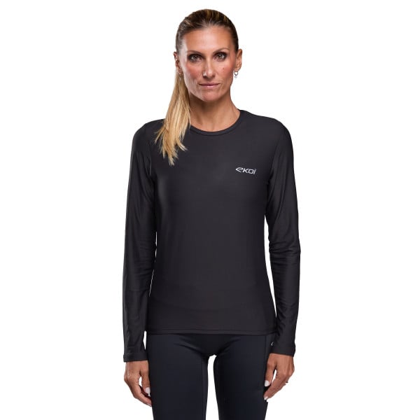 Photo T-shirt femme EKOI Perf RUN MOVE Noir
