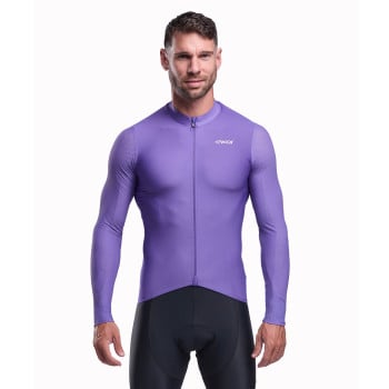 Langarmtrikot Herren EKOI Perf PULSE Violett