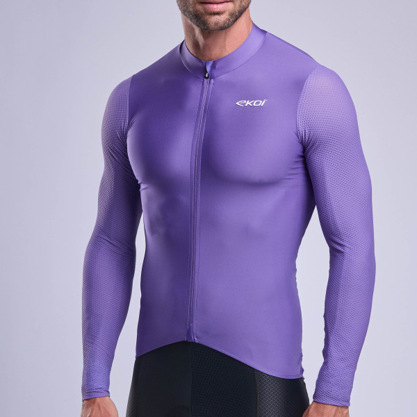 Photo Maillot homme manches longues EKOI Perf PULSE Violet
