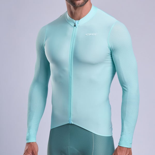 Photo Maillot homme manches longues EKOI Perf PULSE Aqua