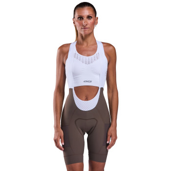 Damen-Radhose EKOI Perf CARGO Schokolade