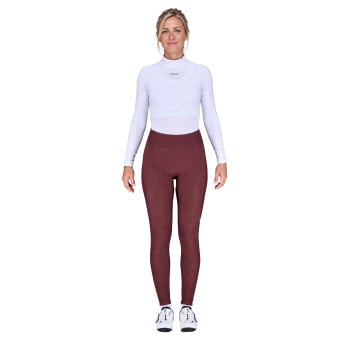 Collant femme hydrofuge EKOI Perf GEL POWER AIRFLOW sans bretelles Bordeaux