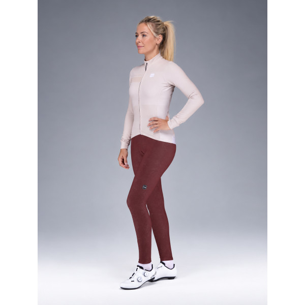 Photo Collant femme hydrofuge EKOI Perf GEL POWER AIRFLOW sans bretelles Bordeaux