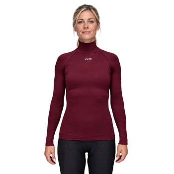 Sous maillot femme hiver EKOI PERF THERMO Bordeaux
