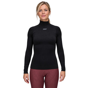 Damen-Winter-Unterhemd EKOI PERF THERMO Schwarz