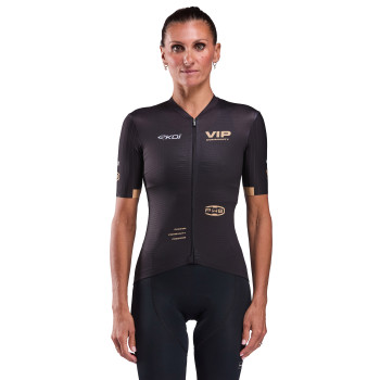 DAMEN-RADTRIKOT EKOI VIP SCHWARZ