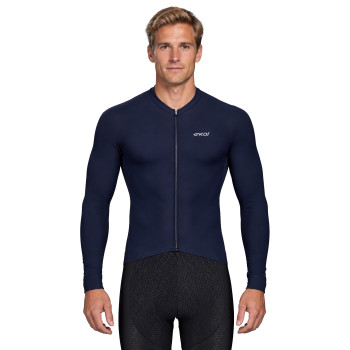 Wielershirt lange mouwen EKOI Racing SUPERSOFT marine