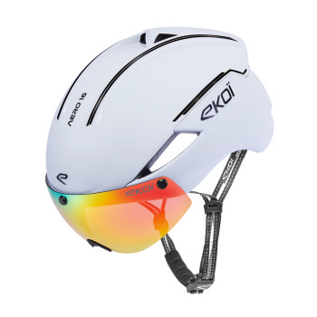 Casque EKOI Perf AERO16 LTD LINE Blanc Carbone