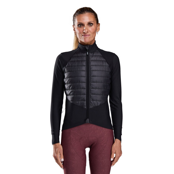 Photo Veste thermique femme EKOI Perf ELEGANCE PRIMALOFT® Noire