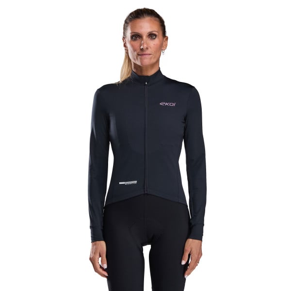 Photo Maillot femme manches longues EKOI Racing HEAT GENERATING EVO Noir