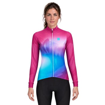 THERMOJACKE Damen PERF EKOI ABSTRACT Magenta