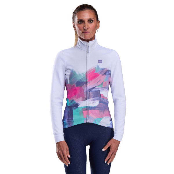 Photo Veste thermique femme EKOI Perf PAINTED Blanc