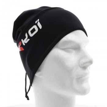 BONNET TOUR DE COU NOIR ROUGE