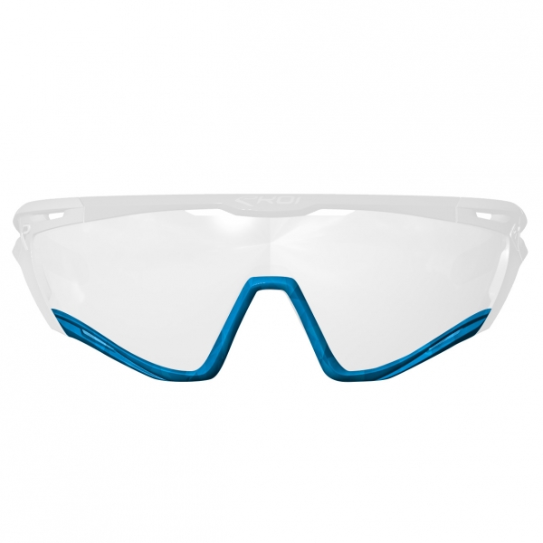 Blue crystal lower frame rim for EKOI PERSO EVO 9 sunglasses