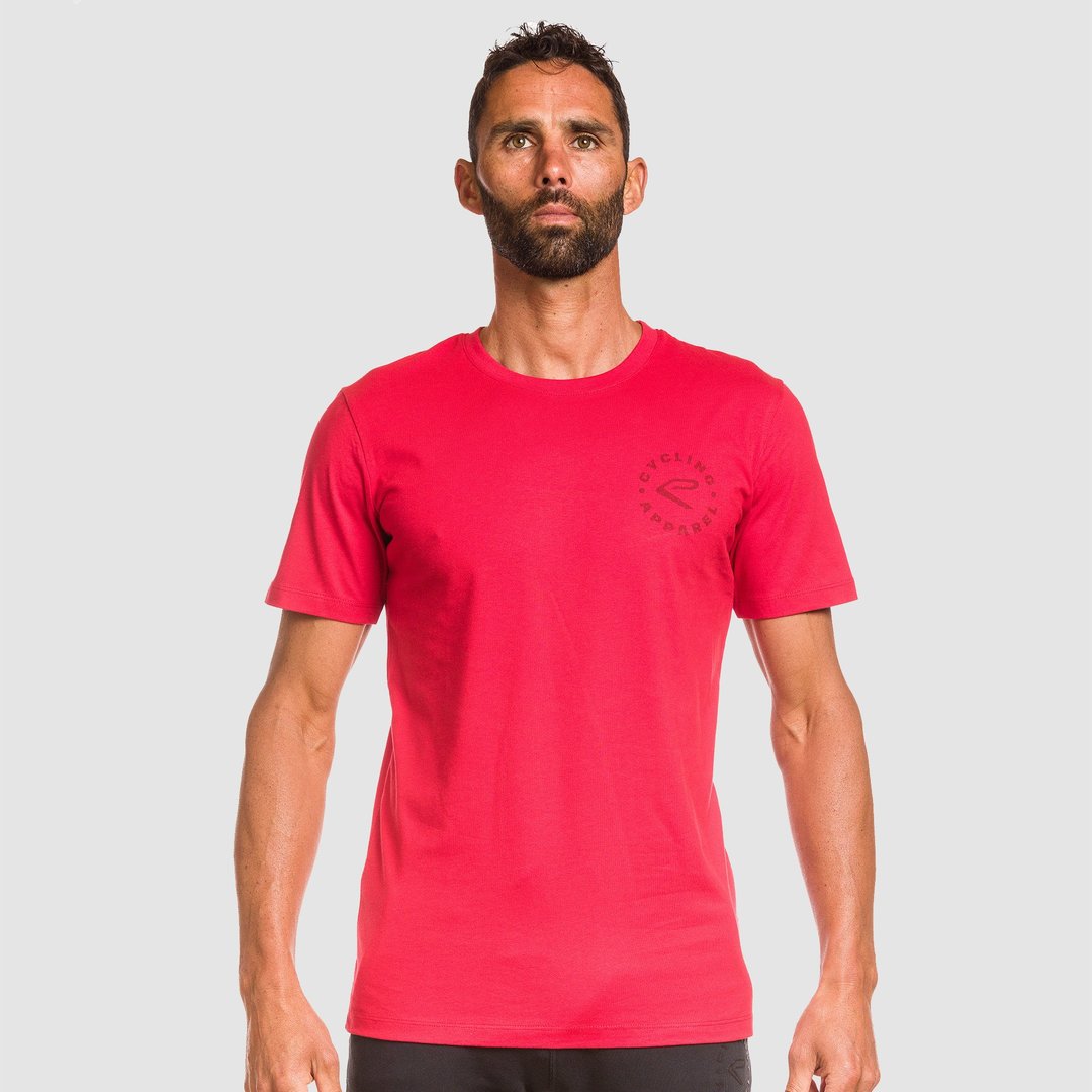 Tシャツ EKOI TEE CYCLING APPAREL レッド - EKOI