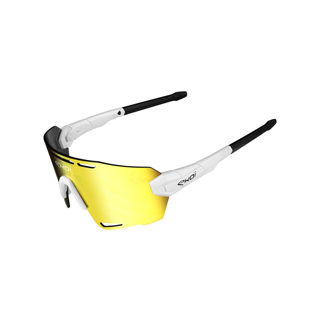 Lunettes EKOI Perf PREMIUM 90 LTD Blanc Revo Gold Cat3