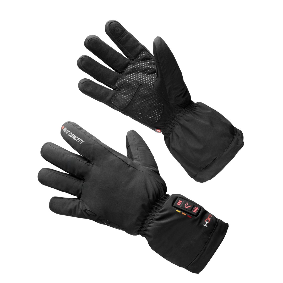 fahrradhandschuhe frauen HIKENTURE Winterhandschuhe Damen Wasserdicht Warm - Winter - Winterhandschuhe Thermo Gefüttert Crivit Fahrrad Leuchten Set Hybrid - Commuting - City Bikes Battery:Dual Battery