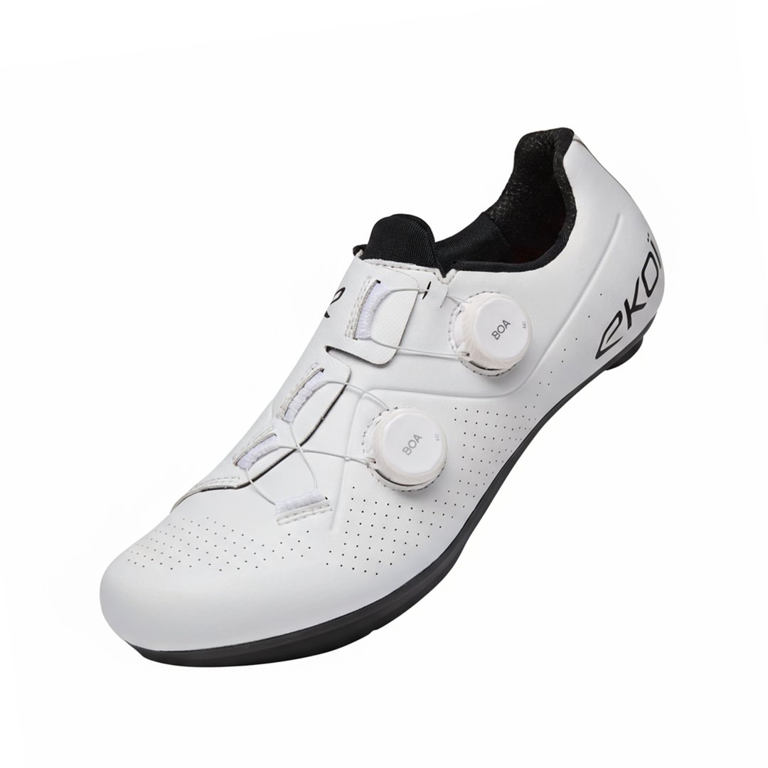 Chaussures Cyclisme Peloton - Noir/blanc/rouge - EU 38/US 7.5 - Occasion - Avec Cales 3 Trous