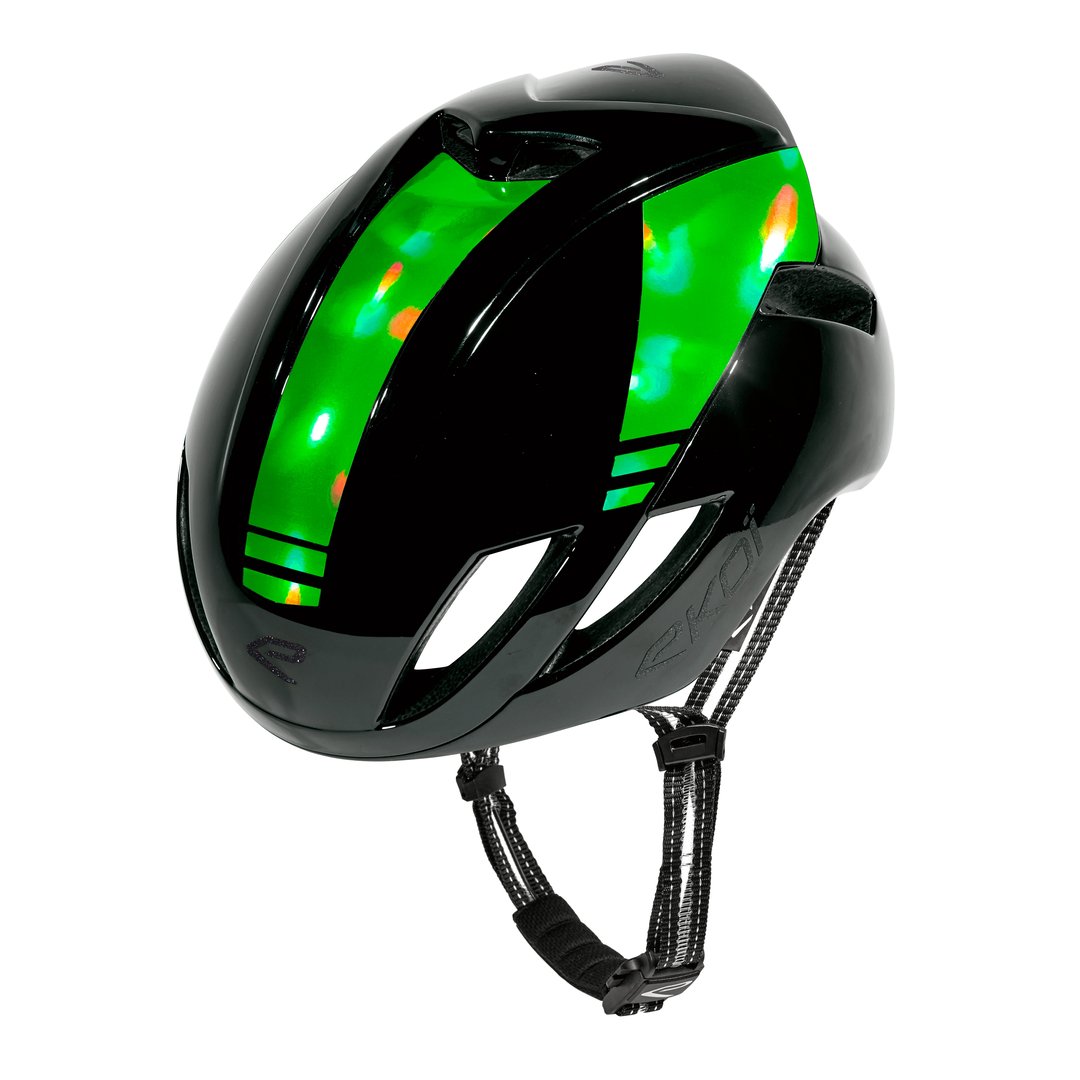 Casque EKOI Perf AR14 LTD Black Holo Vert EKOI