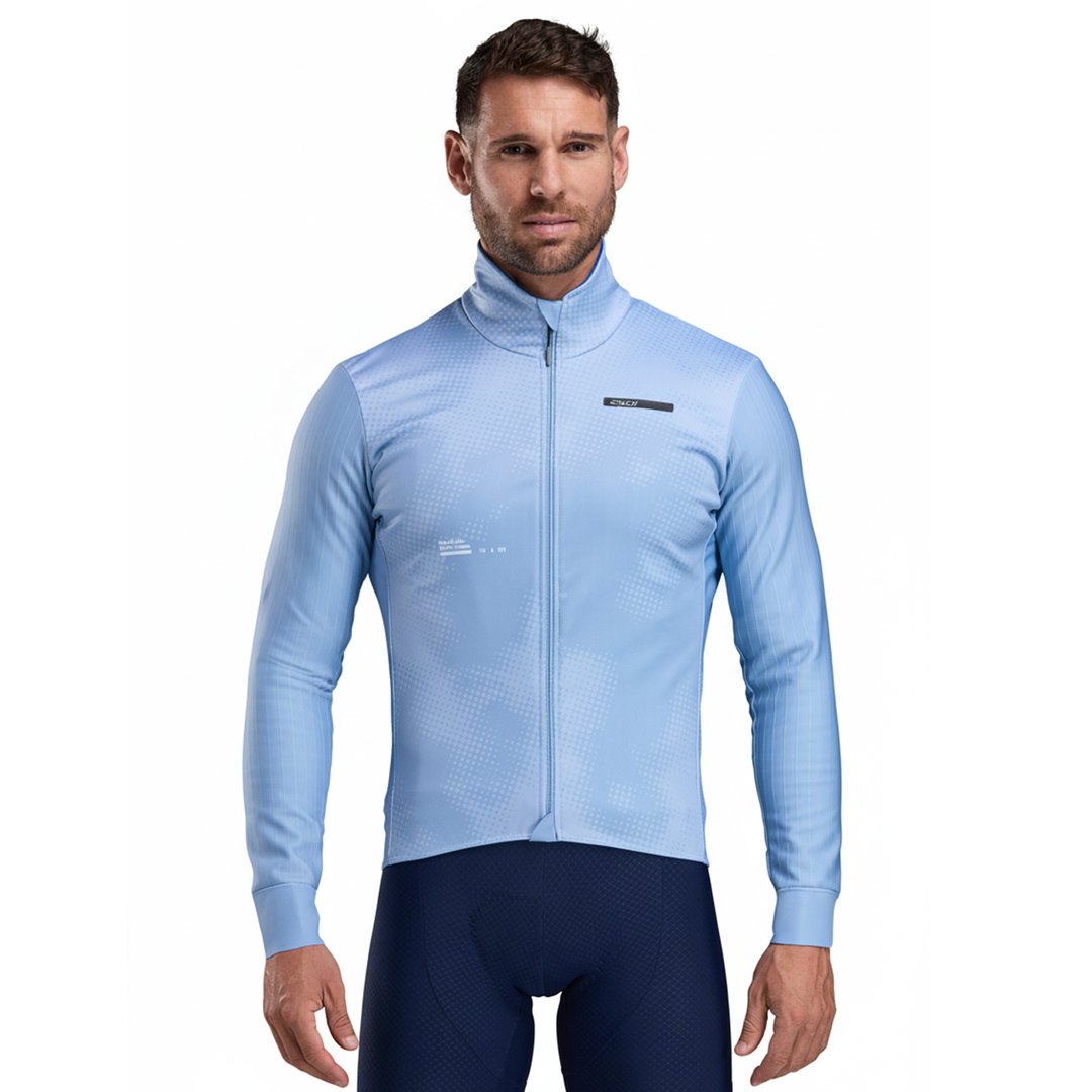 Veste Thermique Cyclisme Pactimo - Homme Taille M - Argent/Bleu - Modèle Thermal
