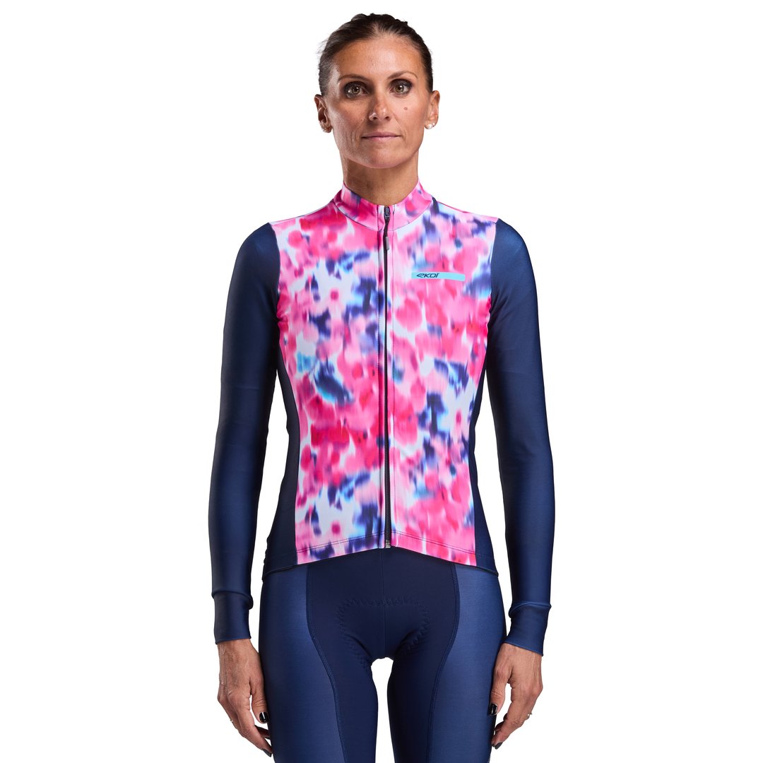 Maillot vélo manches longues femme Hyder Women Vermilion 2026