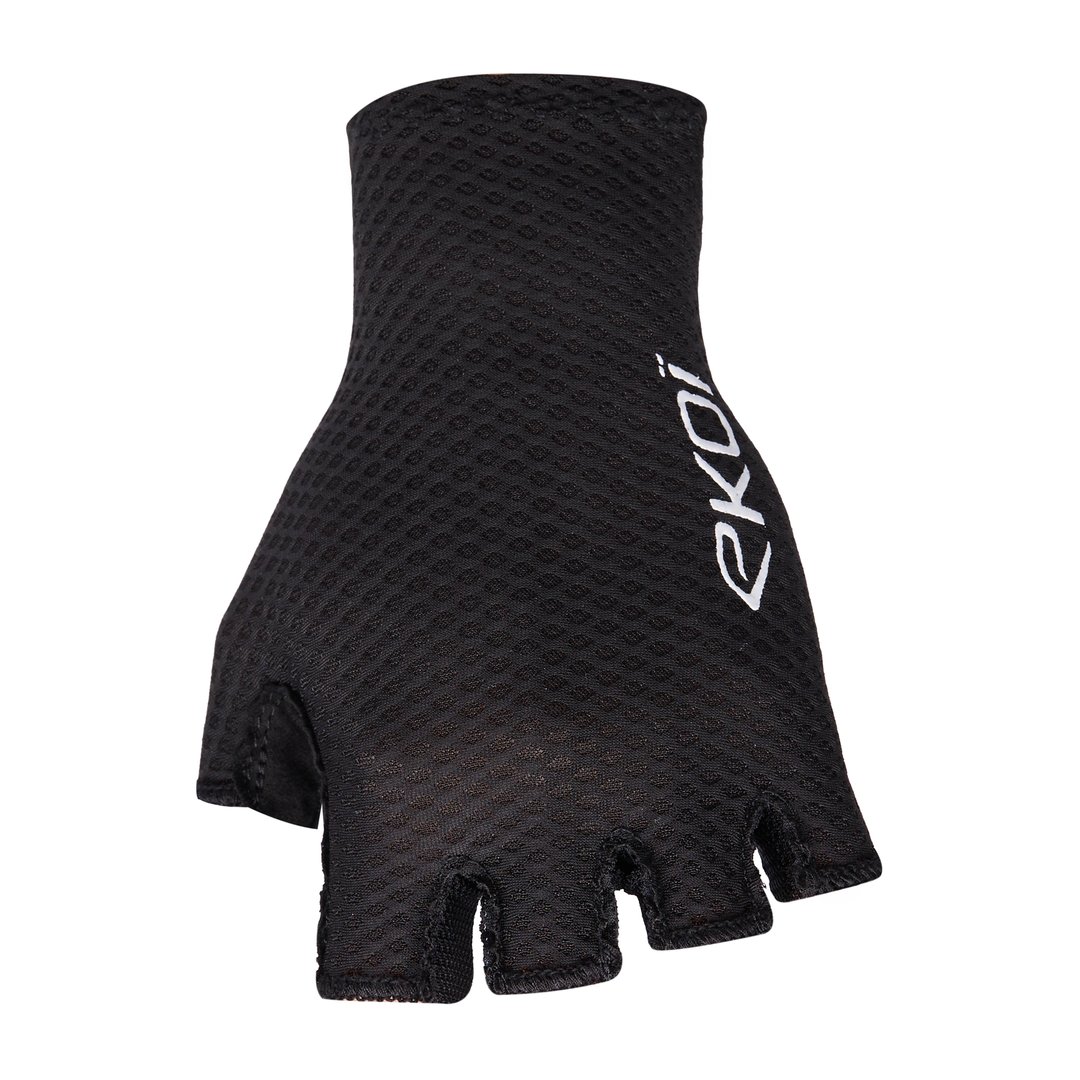 Rennrad-Handschuhe EKOI Perf GEL ESTATE Schwarz