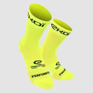 Letní ponožky EKOI Perforato žlutá/Fluo