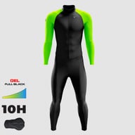 Skinsuit  GEL 3D EKOI WR Black/Neon Green