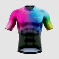 Cycling Jersey Pro Ekoi Rainbow