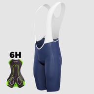 Pantaloncino ciclismo EKOI 3D GEL PERF Blu Marino