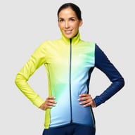 Thermojacke Damen EKOI GLOW SHADES Blau