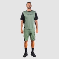 Gear Short Sleeves Jersey + Shorts EKOI MTB Greeny