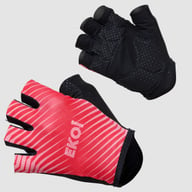 Ladies Gloves EKOI Linear Red