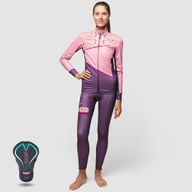 Combi Thermo Jack Fietsbroek COLD EXTREM Panty EKOI BY NATHALIE SIMON Paars