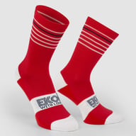 EKOI STRIPES Women's socks Red
