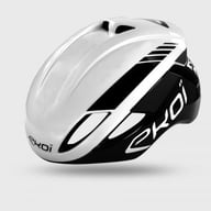 EKOI AR14 Black / White helmet