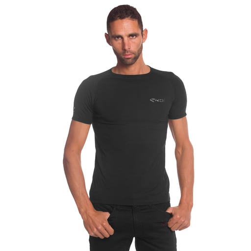 T-shirt EKOI Black Chrome