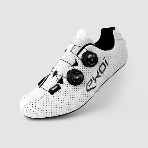 Road Shoes EKOI CARBON R5 White Matt