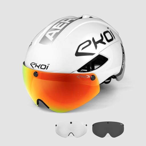 Helmet EKOI AERO16 WHITE/GREY