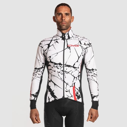 THERMAL JACKET EKOI MARBRE WHITE