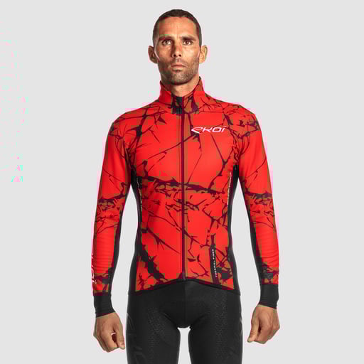 Veste thermique EKOI MARBRE Rouge