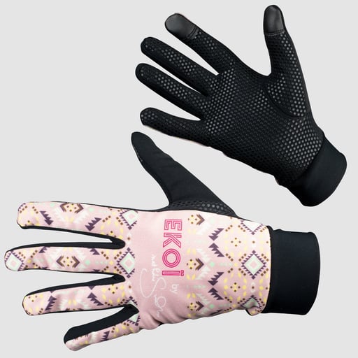 Ladies Long Gloves EKOI BY NATHALIE SIMON Purple